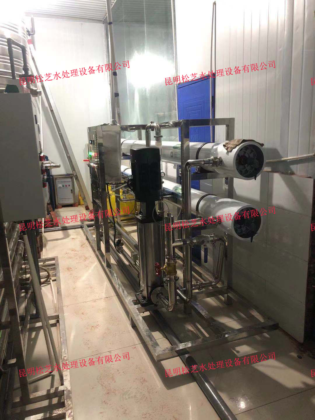 江城水厂6T/H制水设备安装完成